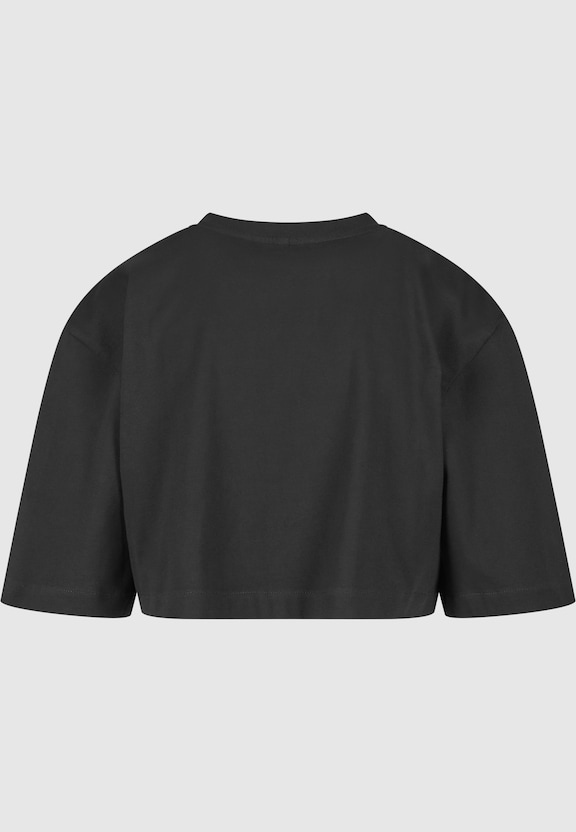 Ladies Heavy Organic Oversized Cropped Tee-4