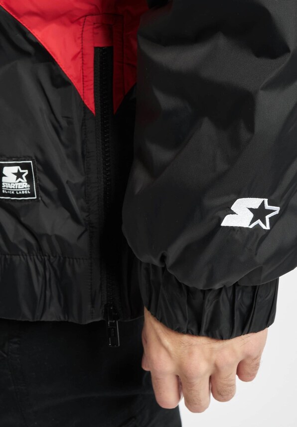 Starter Color Block Half Zip Retro Jacket-4