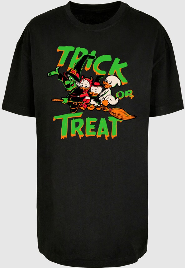 Ladies Disney Ducktales - Halloween Trick Or Treat Oversized Boyfriend Tee-4