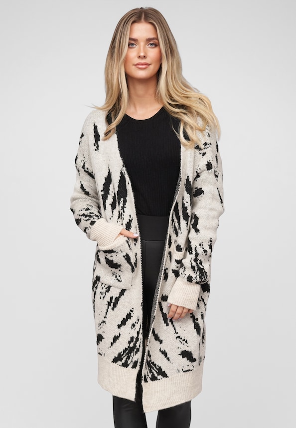 Longform Knit Cardigan-0