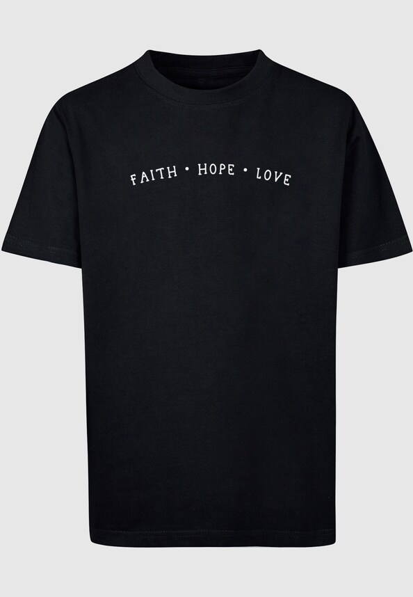 Hope Faith Love Kids Basic Tee-0