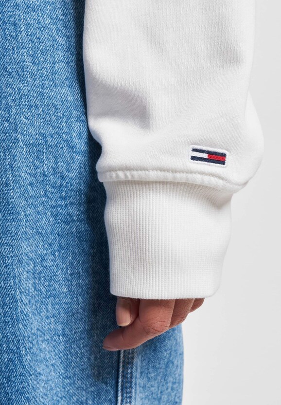 Tommy Jeans Crop College Logo Sweater-4