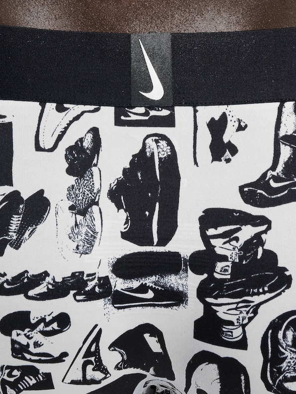 Nike Dri/Fit Essential Micro Boxer Shorts Black Shoebox Print/Uni-2