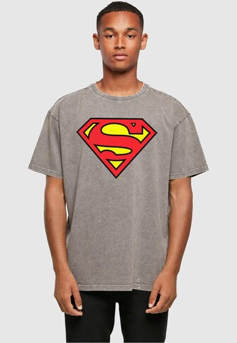 DC Originals - Superman Shield Acid Washed Oversized