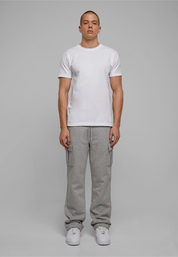 Heavy Straight Leg Cargo Sweatpants-4