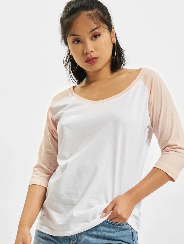 Ladies 3/4 Contrast Raglan Tee-0