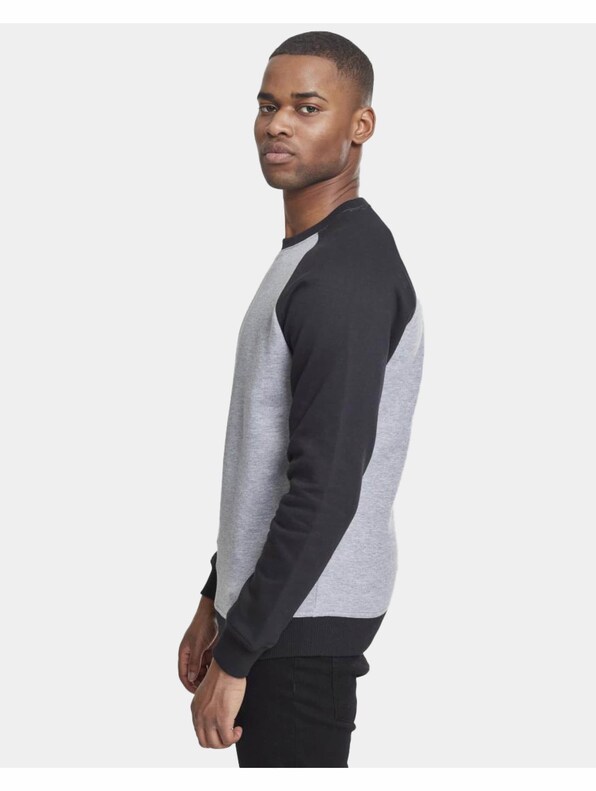 Urban Classics 2 Tone Raglan Crewneck Pullover-2