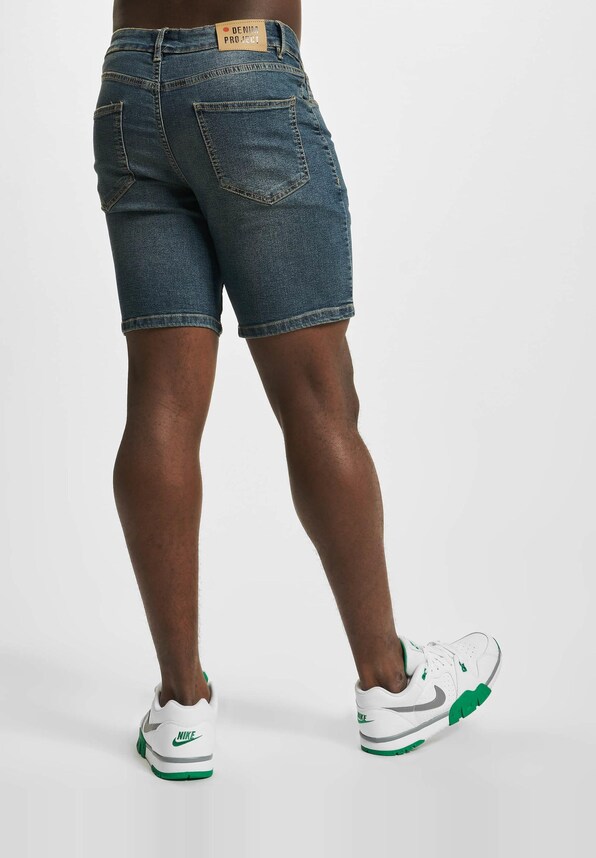 Denim Project Dpsync Denim Shorts Vintage Blue-1