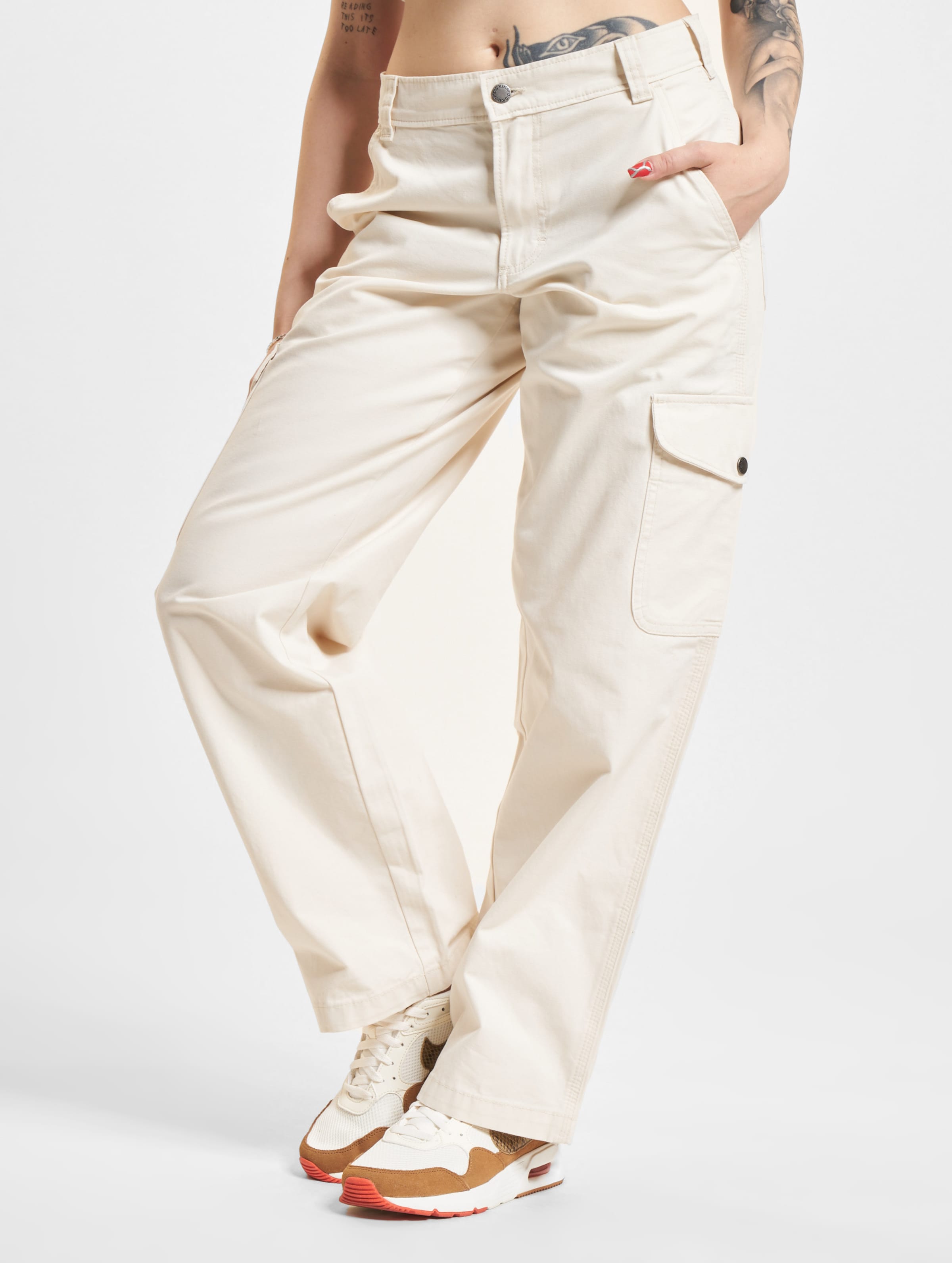 Dickies Duck Canvas Cargohose op kleur beige, Maat 26