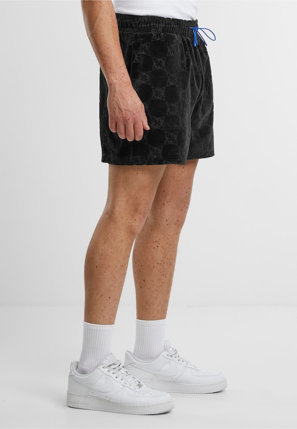 PEQUS Monogram Frottee Shorts-3