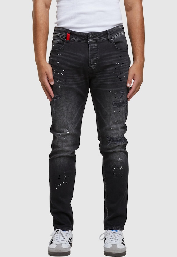 MATEO DESTROYED SLIM FIT JEANS-3