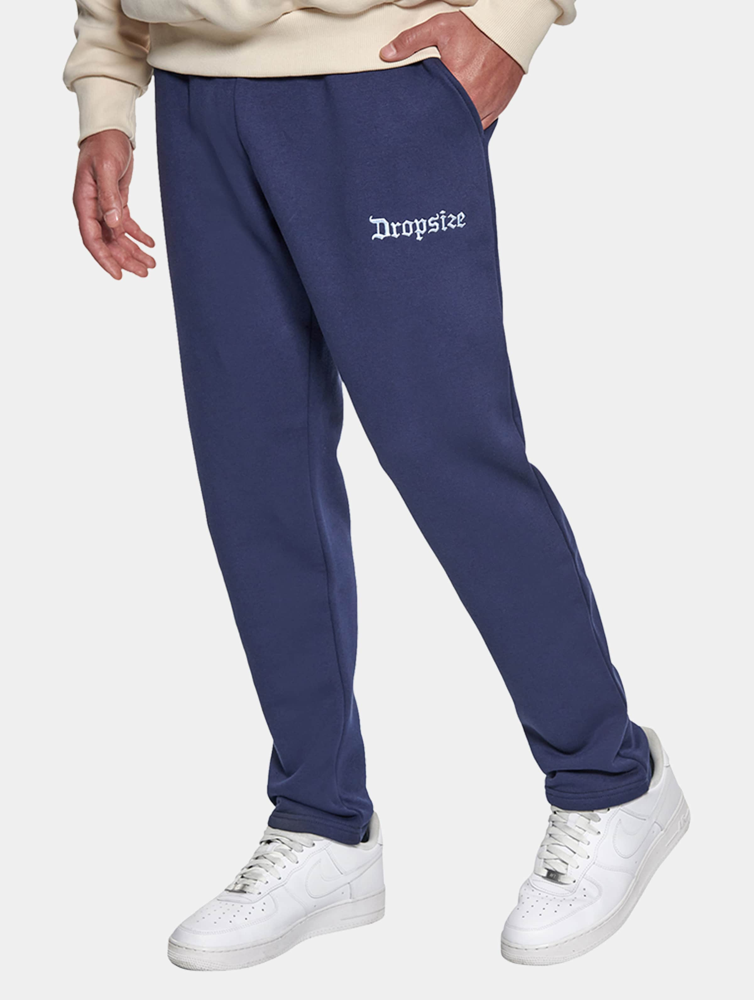 Dropsize Logo Jogginghose op kleur blauw, Maat XL