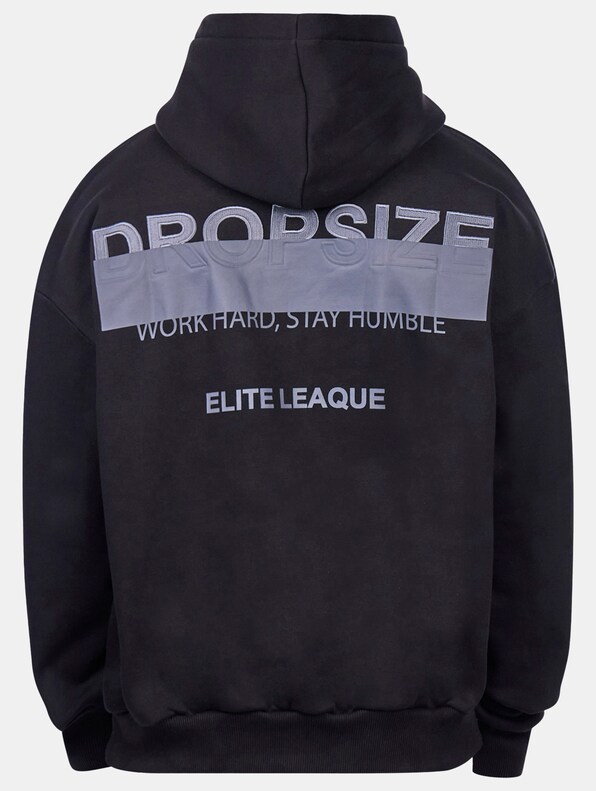 Dropsize Heavy Oversize Censored Hoodies-6