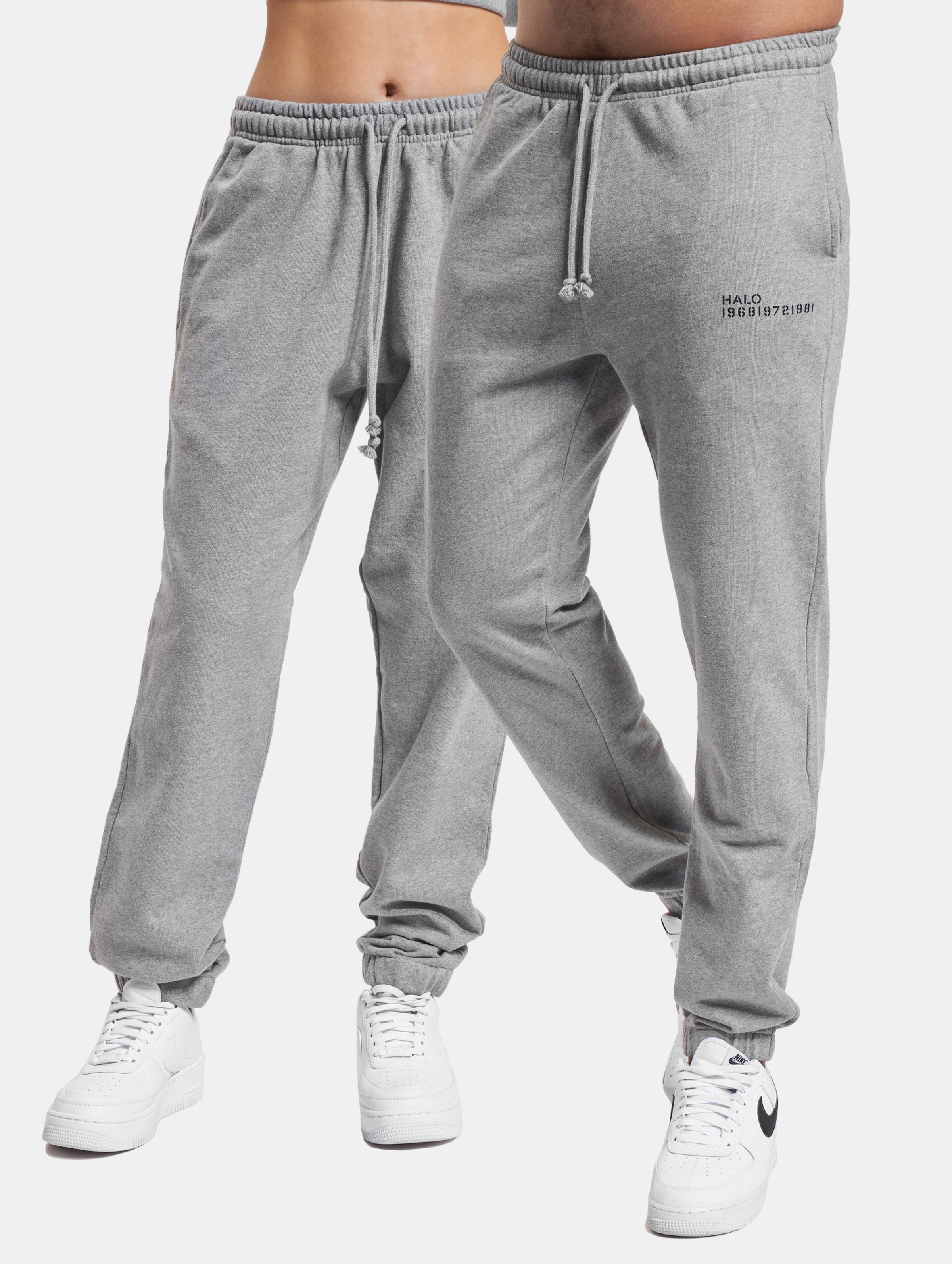HALO Essential Sweatpants Vrouwen op kleur grijs, Maat XL