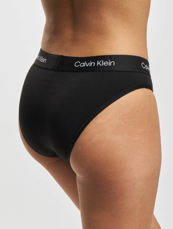 Calvin Klein Underwear MODERN HIGH LEG TANGA - Slip - black