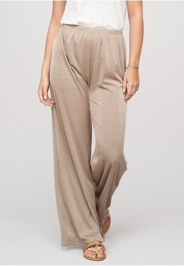 Lurex Look Pants-0