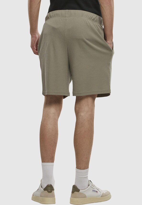 Waffle Sweat Shorts-1