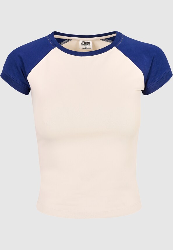 Ladies Organic Stretch Short Retro Baseball-4