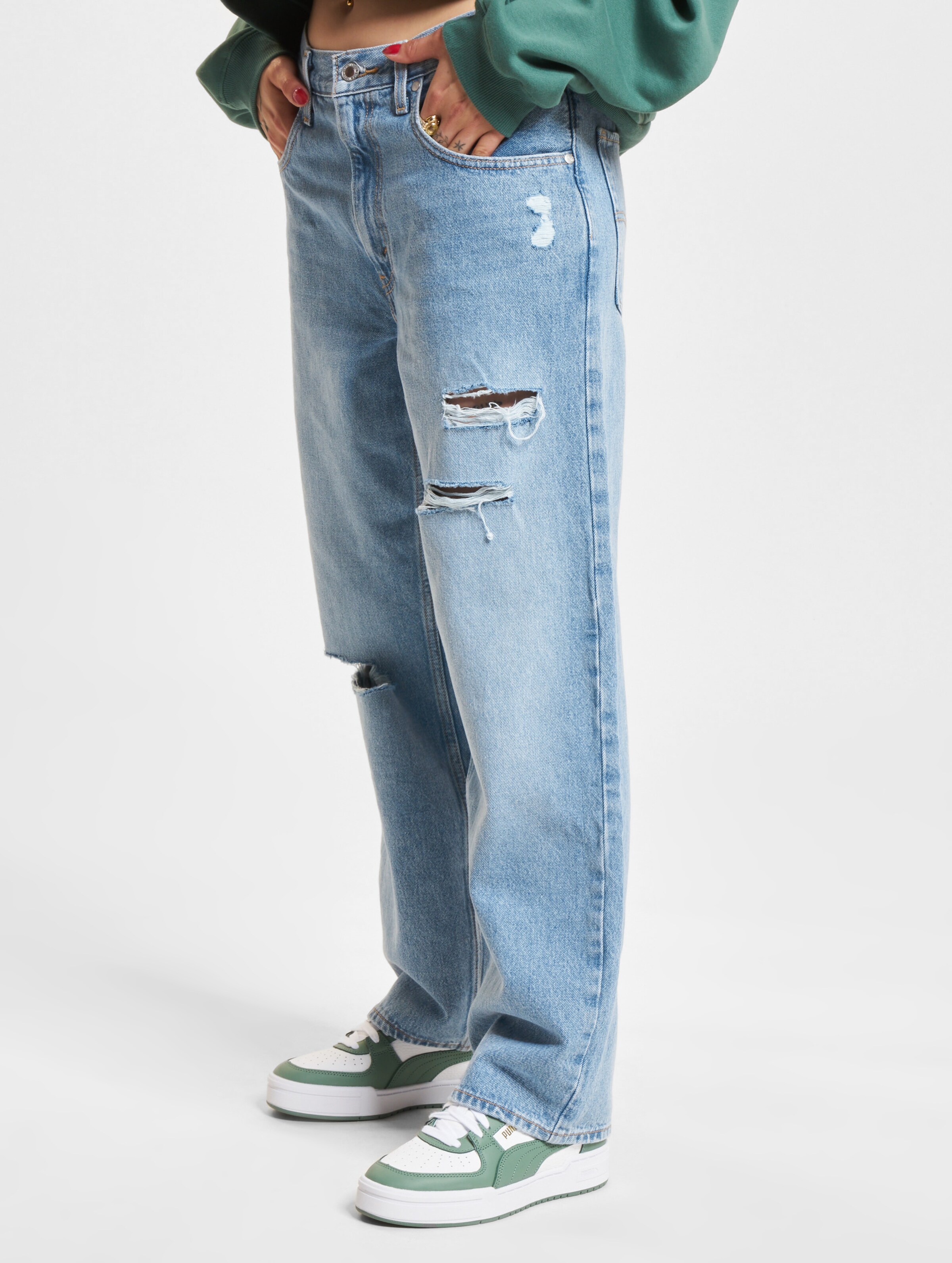 Levi's Levis 94 Baggy Silvertab Jeans Frauen,Unisex op kleur blauw, Maat 2633