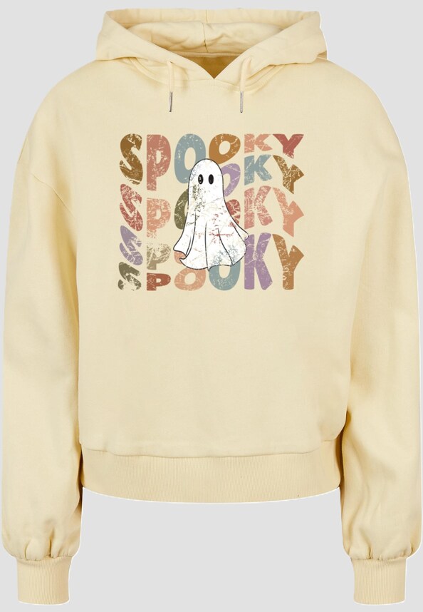 Ladies Halloween - Spooky Ghost Hoody-2