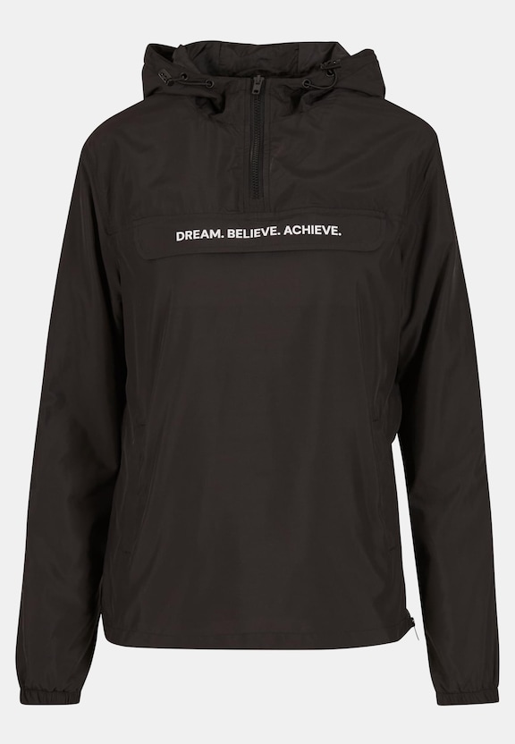 Dream Believe Achieve Ladies Basic Pull Over Jacket-2