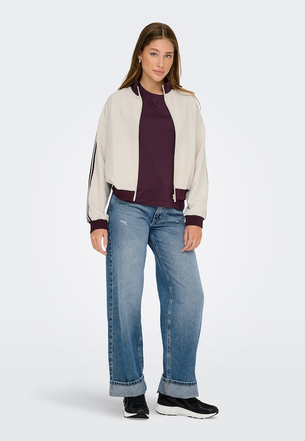 ONLMELLIE LIFE PANEL ZIP JACKET CC PNT-3