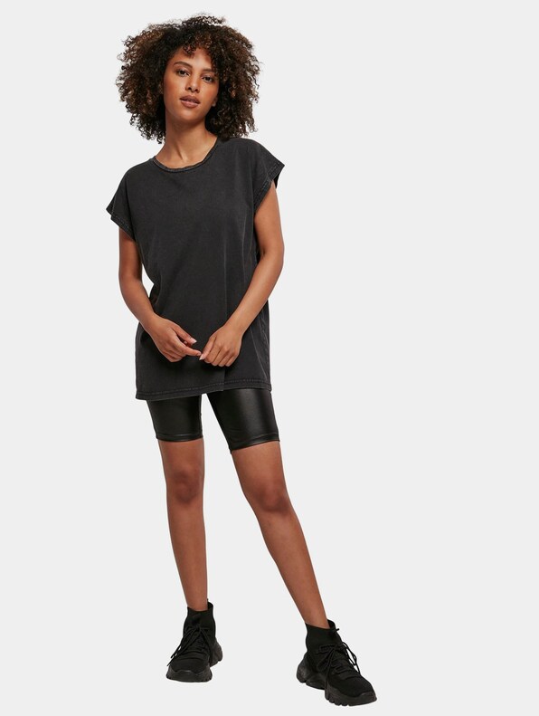 Ladies Acid Washed Extended Shoulder-3