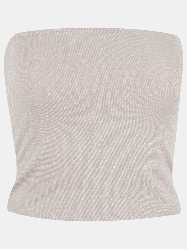 Urban Classics Ladies Glitter Bandeau T-Shirts-5