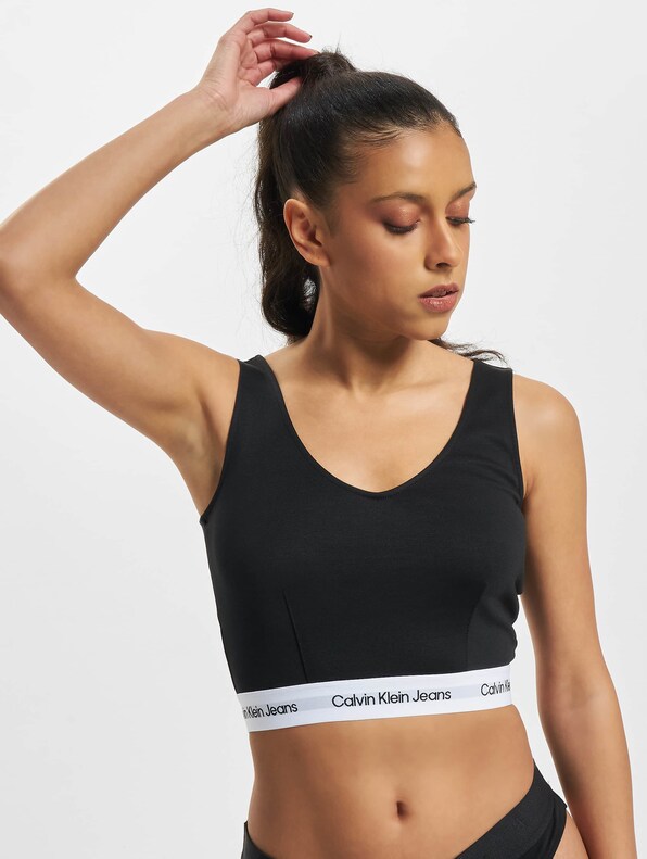 Calvin Klein Contrast Tape Milano Top-0