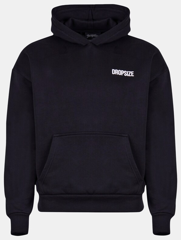 Dropsize Heavy Oversize Crime Rings Hoodies-5