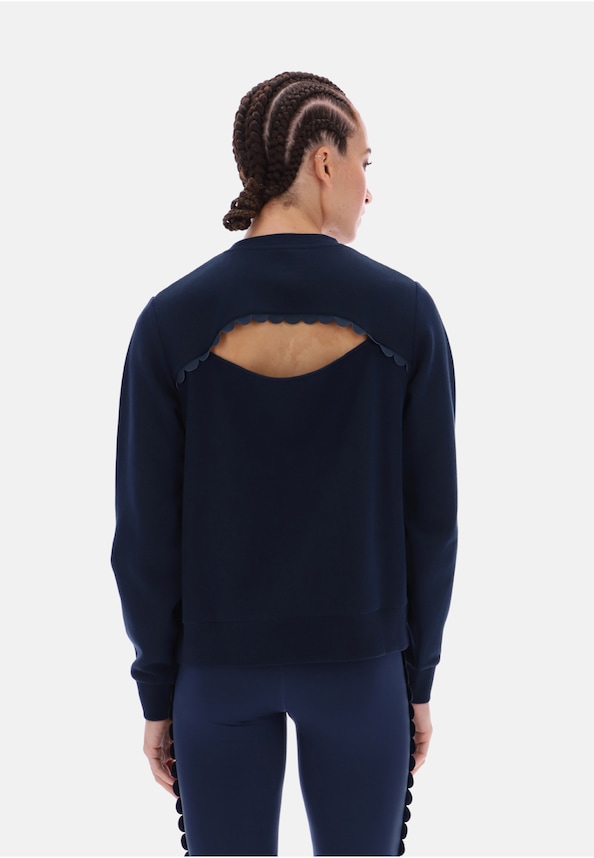 SCUBA COMFORT PEEK A BOO STUDIO SWEATSHIRT-1