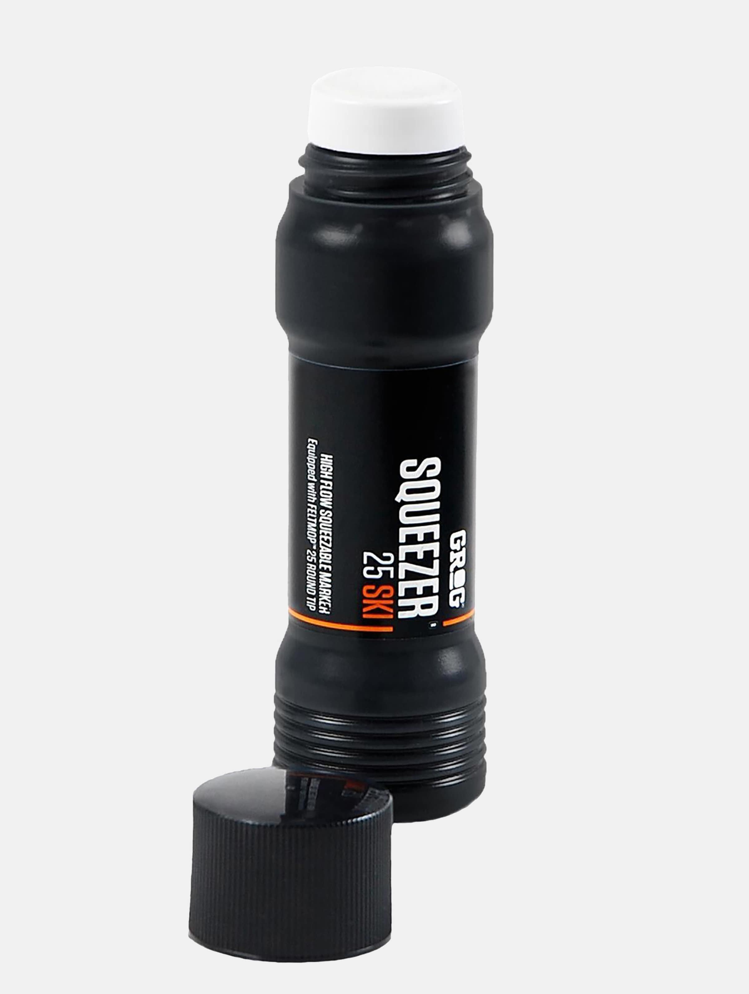 Grog Squeezer 25 SKI Marker - verfstift - voor taggen - 25mm tip - 100ml - Zwart