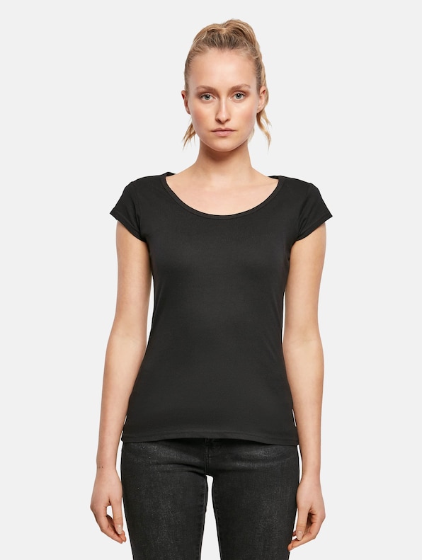 Ladies Back Cut Tee-2