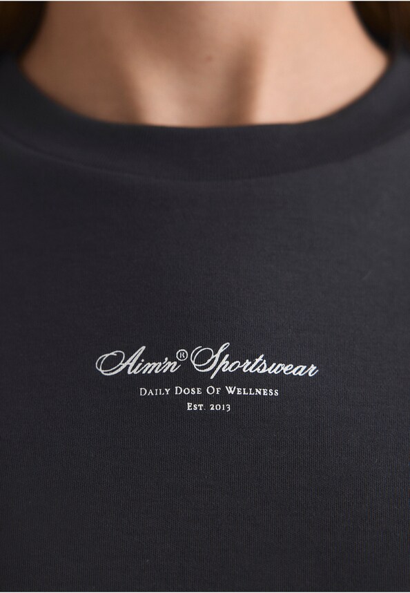 Script Boxy T-shirt-3