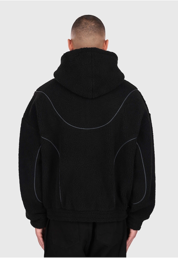 WAVY TEDDY ZIP HOODIE-1