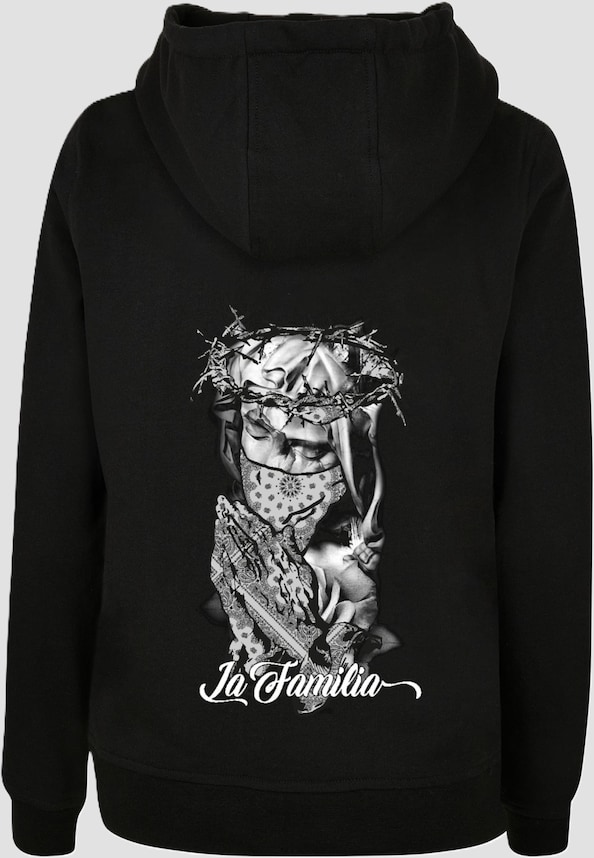 Ladies Mister Tee La Familia Hoody-3