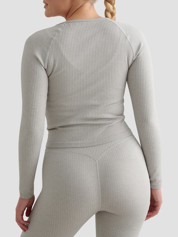 aim'n Ribbed Seamless Zip Übergangsjacken-1