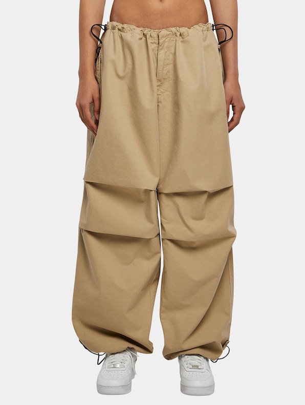 Ladies Cotton Parachute Pants-2