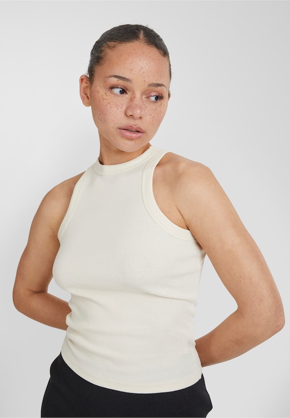 Ladies Racer Back Rib Top-7