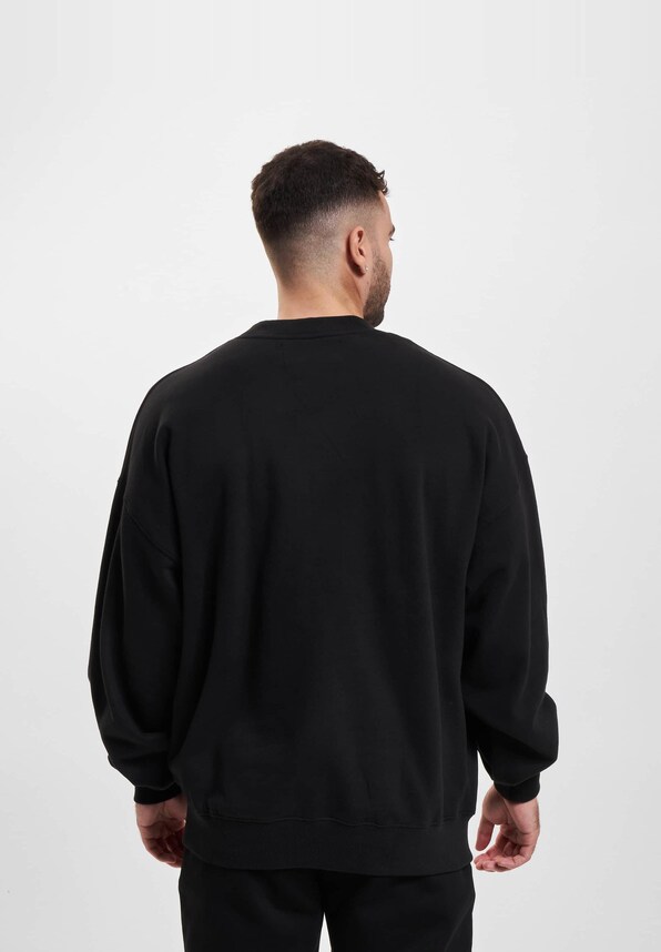 Calvin Klein Jeans Monologo Oversized Crew Neck Sweater-0