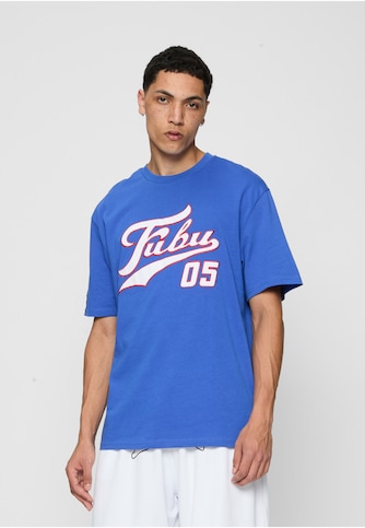 FBMQ12111BLU Fubu Varsity T-Shirt