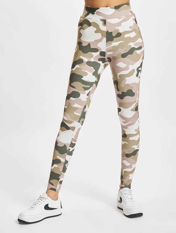 Ladies High Waist Camo Tech-2