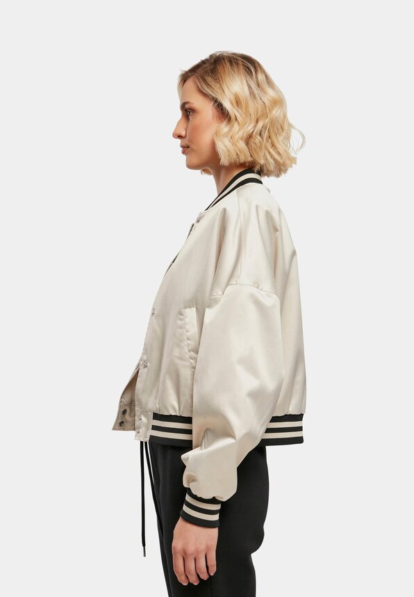 Ladies Short Oversized Satin-1