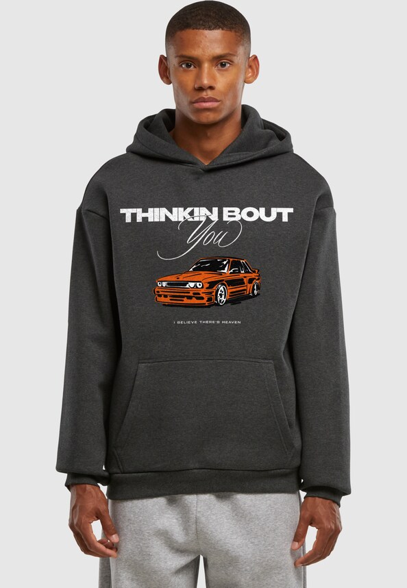 Thinking Bout You Car Print Fluffy -0