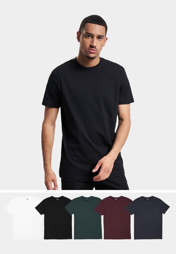 Urban Classics Basic 6-Pack T-Shirt-0