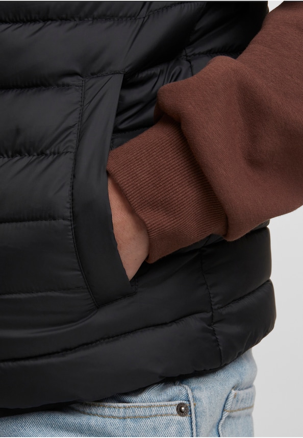 Basic Light Weigh Vest With Hood-6