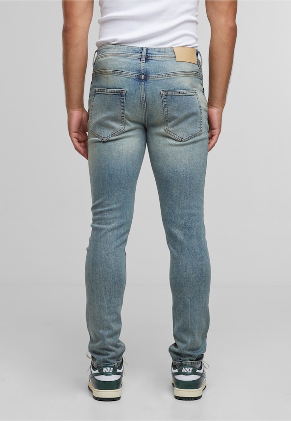 Carlos Destroyed Slim Fit Jeans-1