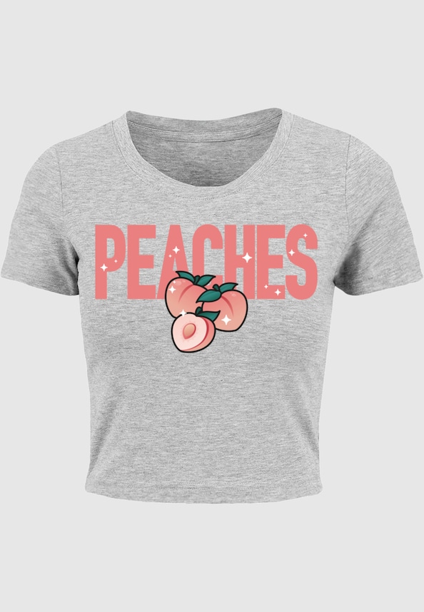 Peaches Cropped Tee-2