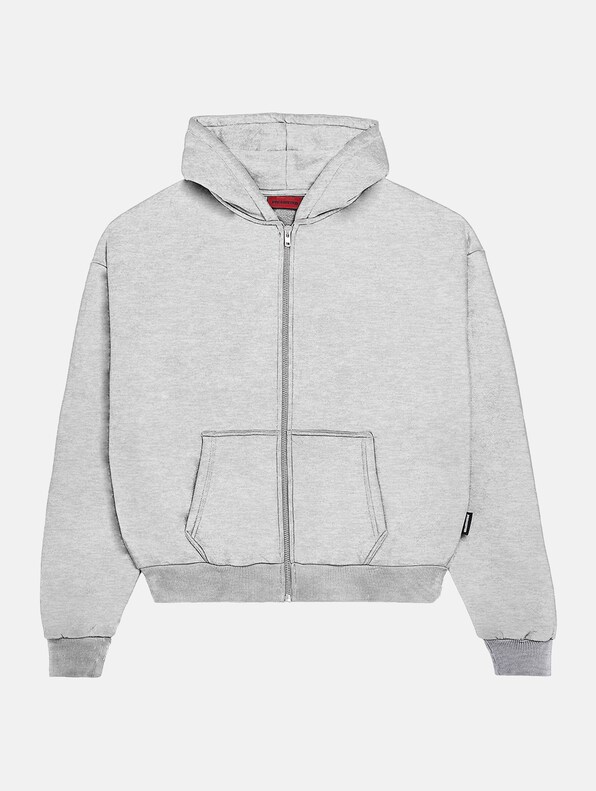 Prohibited Oversized Zip Hoodies-6