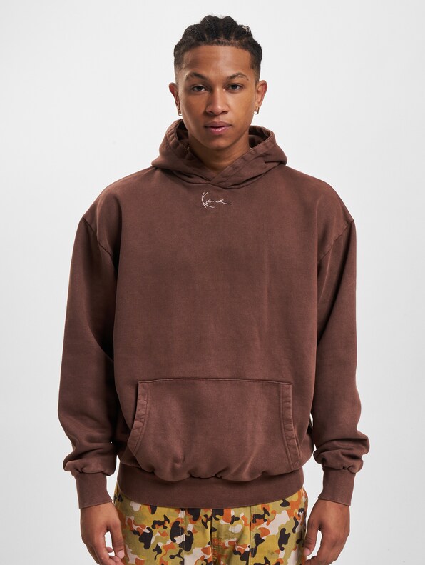 Karl Kani KM234-058-1 Small Signature Os Heavy Sweat Washed Hoodies-2